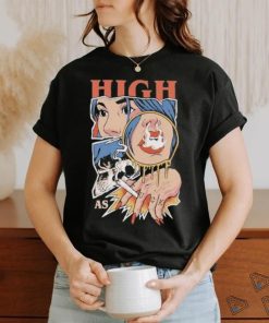 Unethicalthreads Merch High As Fuck Weed Smoking Shirt