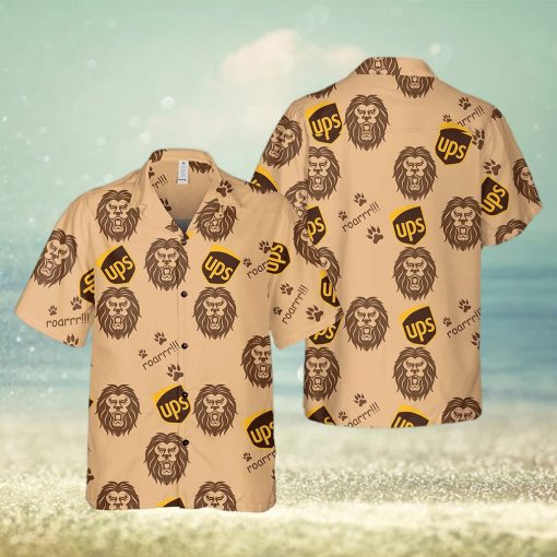 United Parcel Service Hawaiian UPS Logo Cool Hawaiian Shirt – Thoughtful Personalized Gift For The Whole Family