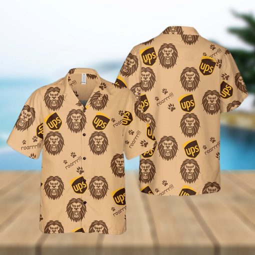 United Parcel Service Hawaiian UPS Logo Cool Hawaiian Shirt – Thoughtful Personalized Gift For The Whole Family