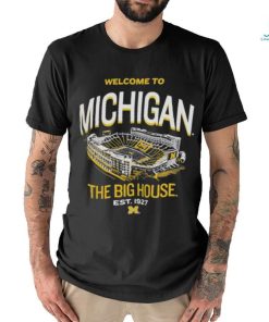 University of Michigan Football Welcome To The Big House Shirt