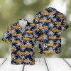 Kitesurfing Yellow Flower Tropical Unisex Hawaiian Shirts