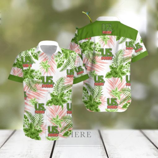 Us Foods 3D Tropical Flower Hawaiian Shirt Men And Women Gift