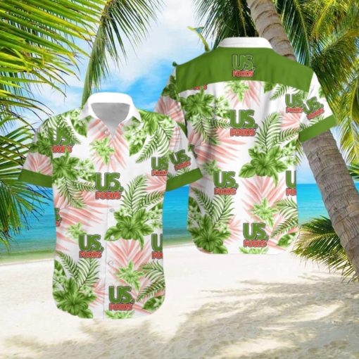 Us Foods 3D Tropical Flower Hawaiian Shirt Men And Women Gift