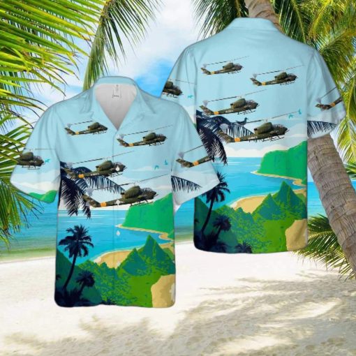 Us Marine Corps Bell Ah 1j Sea Cobra Buno 157757 Hawaiian Shirt