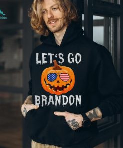 Usa Sunglasses Pumpkin – Let’s Go Brandon Halloween V Neck T Shirt
