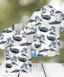 Uss Theodore Roosevelt (cvn 71) 4th Of July Hawaiian Shirt