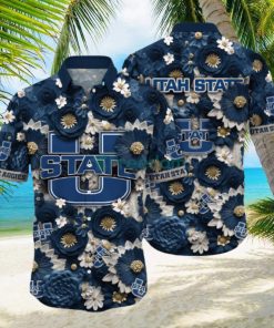 Utah State Aggies NCAA3 Hawaiian Shirt For Men And Women Fans