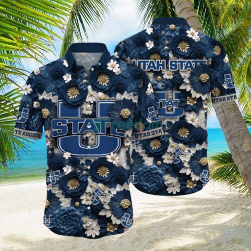 Utah State Aggies NCAA3 Hawaiian Shirt For Men And Women Fans