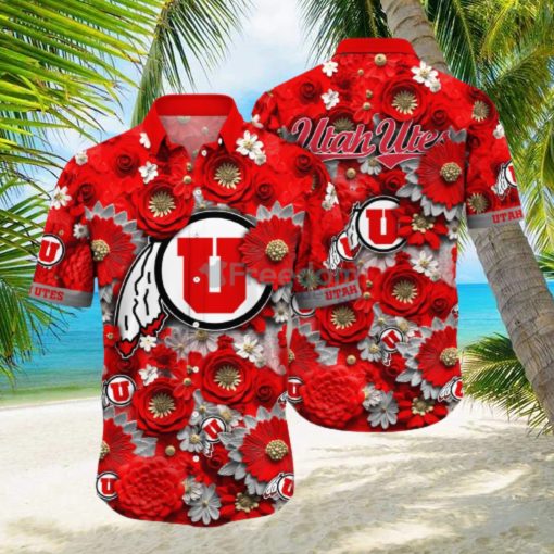 Utah Utes NCAA2 Hawaiian Shirt For Men And Women Fans