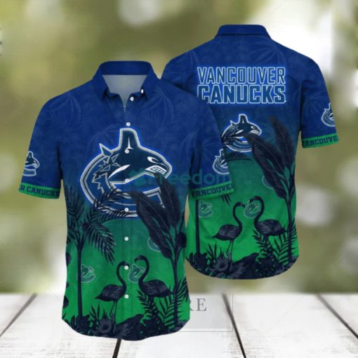 Vancouver Canucks NHL Flower Hawaiian Shirt Best Gift For Fans