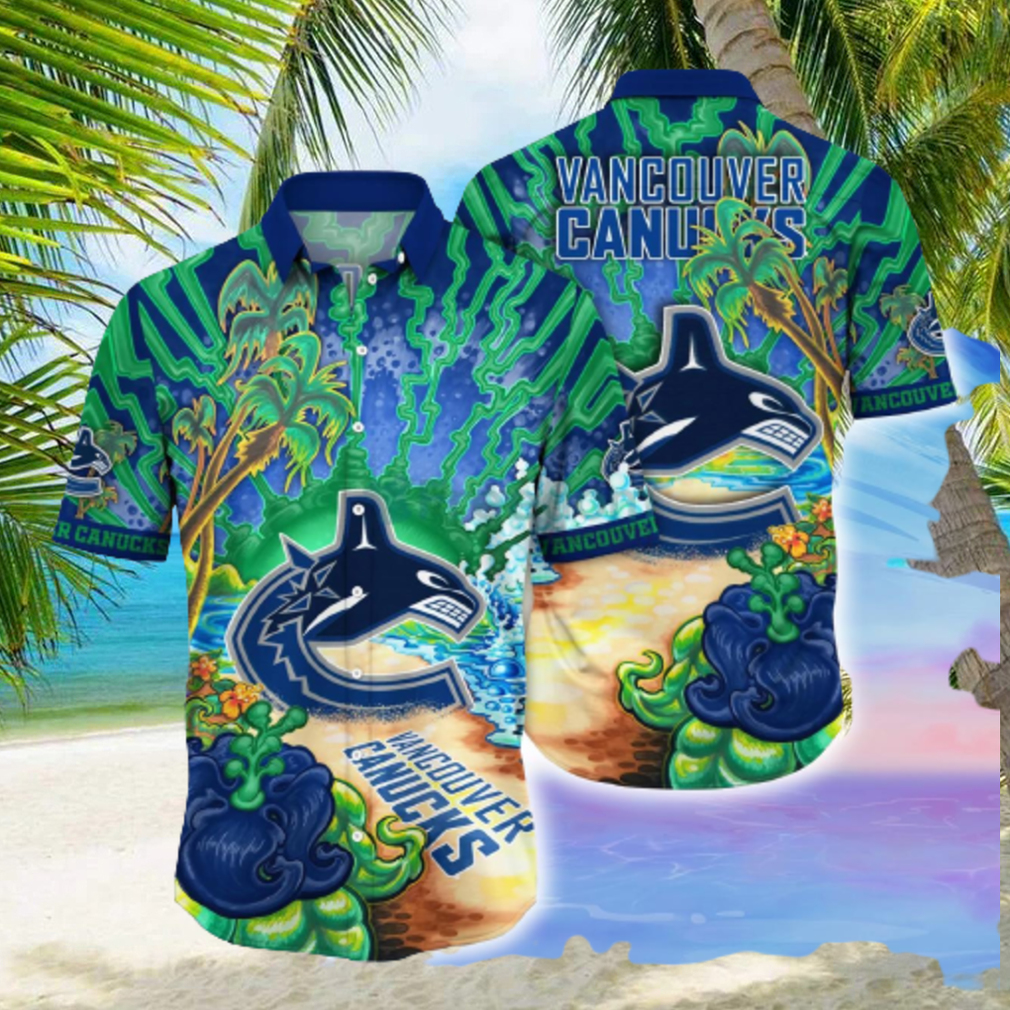 Vancouver Canucks NHL Flower Hawaiian Shirt For Men Women Impressive Gift  For Fans - Freedomdesign