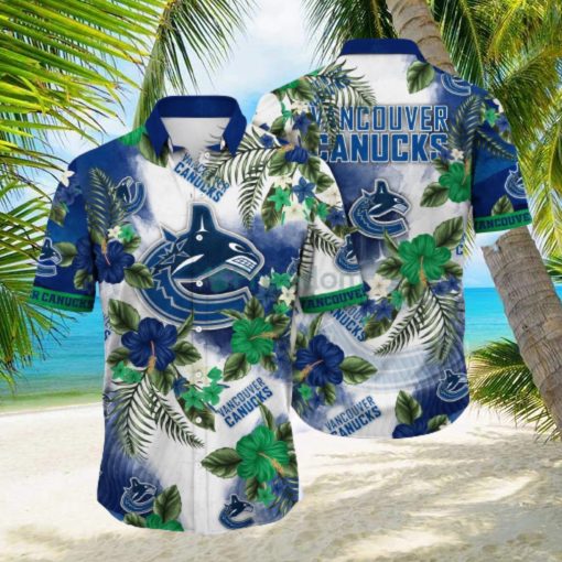 Vancouver Canucks NHL Flower Hawaiian Shirt For Men Women Style Gift For Fans