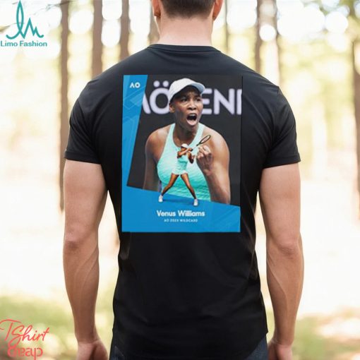 Venus Williams AO 2023 Wildcard Tennis T shirt