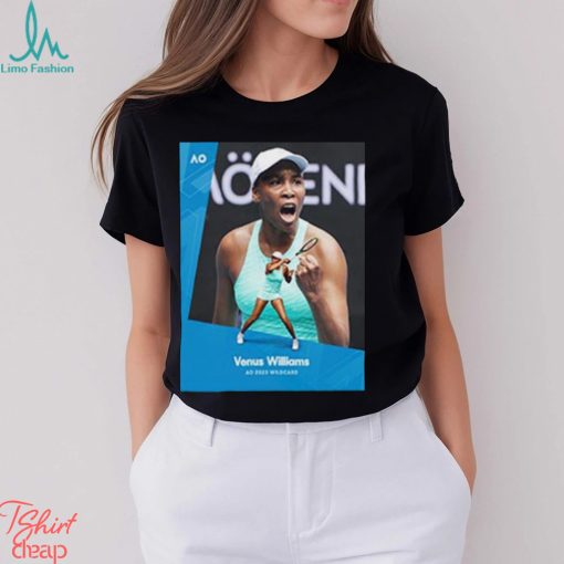 Venus Williams AO 2023 Wildcard Tennis T shirt