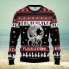 NFL Detroit Lions Skull Santa Christmas Gift All Over Print Ugly Christmas Sweater