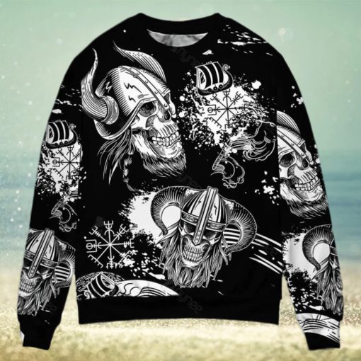 Viking Victory Life Black Style Ugly Christmas Sweater