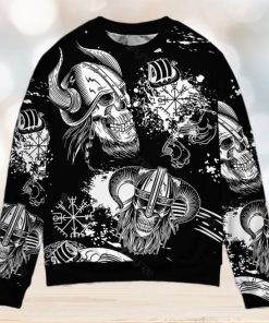 Viking Victory Life Black Style Ugly Christmas Sweater