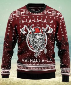 Vikings Fa La La La Ugly Christmas Sweater Thankgiving Gift Men Women