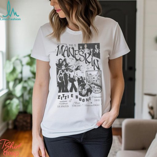Vintage 2023 Maneskin Rush! World Tour Shirt Commemorate The Iconic Italian Band’s With This Limited Edition T Shirt
