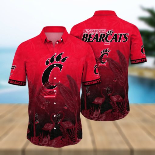 Vintage Aloha NCAA Cincinnati Bearcats Hawaiian Shirt Beach Lovers Gift