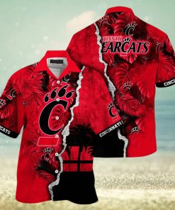 Vintage Aloha NCAA Cincinnati Bearcats Hawaiian Shirt Custom Name Beach Gift For Dad