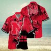 NCAA Boston College Eagles Hawaiian Shirt Pink Flamingo And Palm Leaves