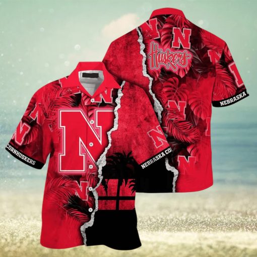 Vintage Aloha NCAA Nebraska Cornhuskers Hawaiian Shirt Gift For Beach Trip