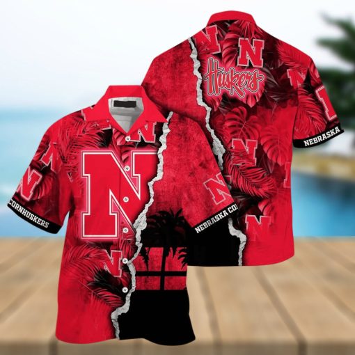 Vintage Aloha NCAA Nebraska Cornhuskers Hawaiian Shirt Gift For Beach Trip