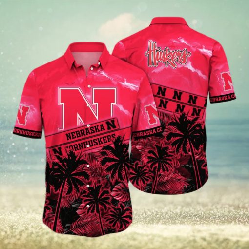 Vintage Aloha NCAA Nebraska Cornhuskers Hawaiian Shirt Summer Vacation Gift