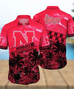 Vintage Aloha NCAA Nebraska Cornhuskers Hawaiian Shirt Summer Vacation Gift