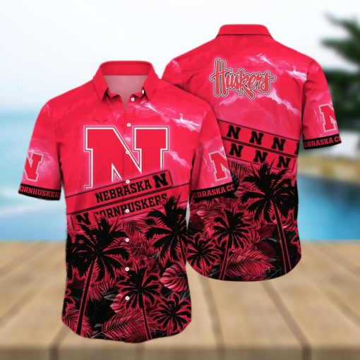 Vintage Aloha NCAA Nebraska Cornhuskers Hawaiian Shirt Summer Vacation Gift