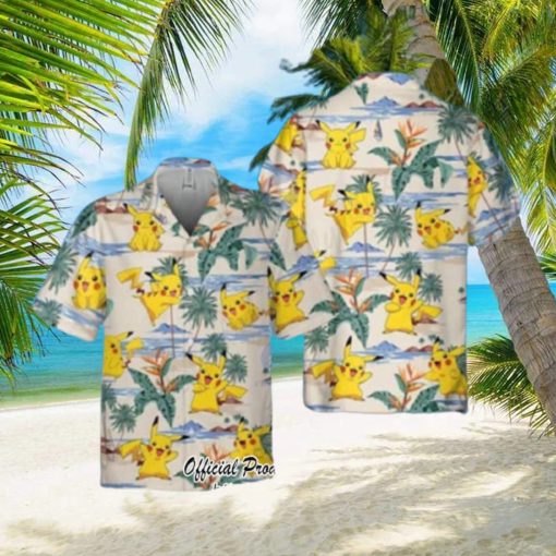 Vintage Aloha Pokemon Hawaiian Shirt Beach Vacation Gift