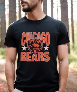 Chicago Bears Logo American Flag 3D T-Shirts