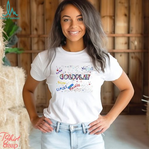 Vintage Coldplay Tour 2023 Shirt Music Of The Spheres T Shirt Merch Sweatshirt Unisex Classic