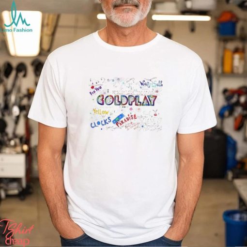 Vintage Coldplay Tour 2023 Shirt Music Of The Spheres T Shirt Merch Sweatshirt Unisex Classic