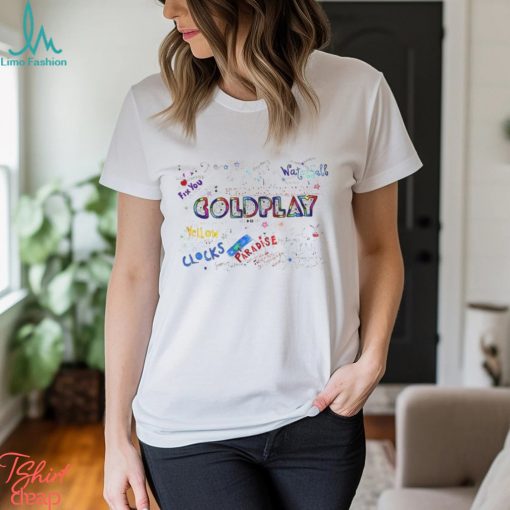 Vintage Coldplay Tour 2023 Shirt Music Of The Spheres T Shirt Merch Sweatshirt Unisex Classic
