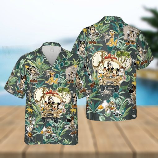 Vintage Disney Animal Kingdom Mickey And Friends Cool Hawaiian Shirt – Thoughtful Personalized Gift For The Whole Family