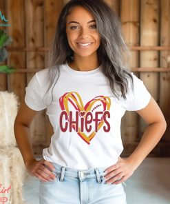 Vintage Heart Kansas City Chiefs NFL Football Shirt - Limotees