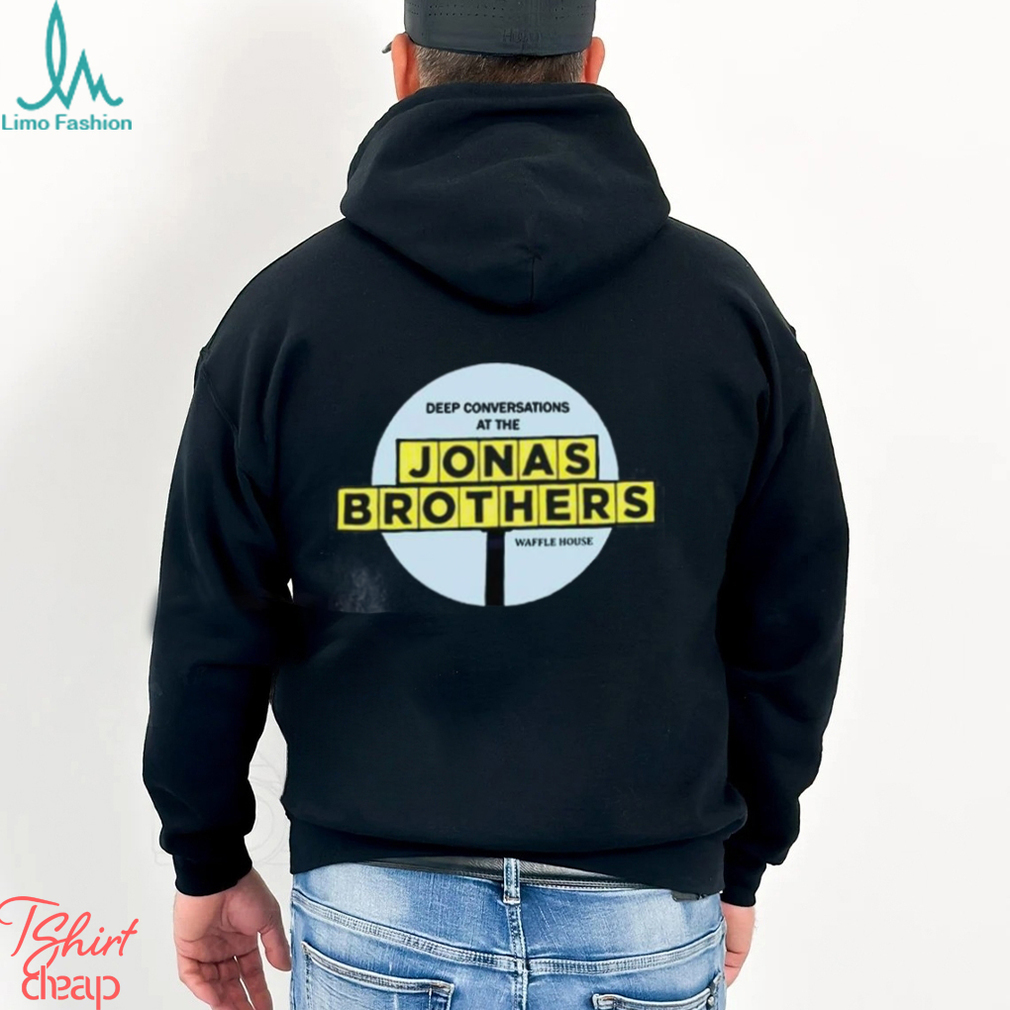 Vintage Jonas Brothers Shirt Waffle House Unisex Double Sided Merch Tour I  Love Hot Dads Sweatshirt Hoodie - teejeep