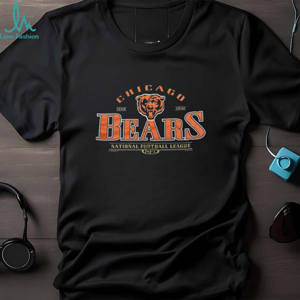 Chicago Bears NFL Team Logo and Name Authentic T-shirt XL