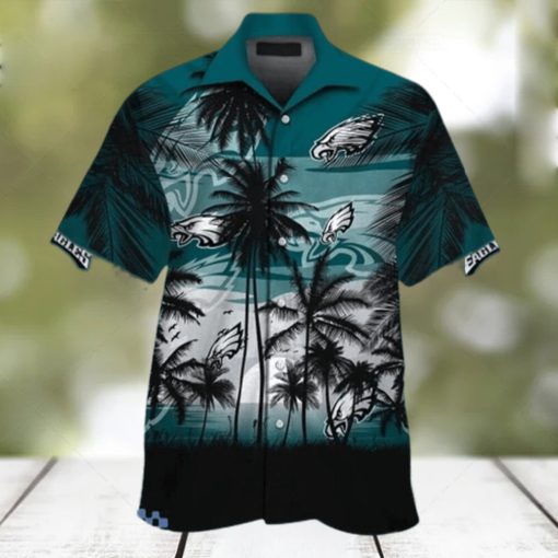 Vintage NFL Philadelphia Eagles Hawaiian Shirt Gift For Beach Vacation