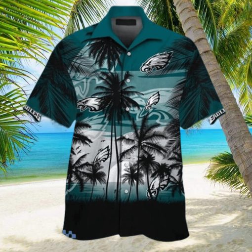 Vintage NFL Philadelphia Eagles Hawaiian Shirt Gift For Beach Vacation