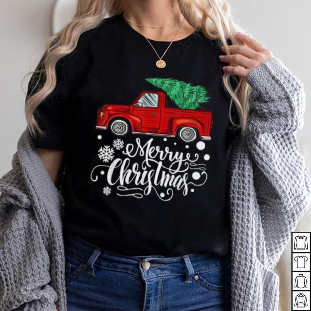 Red truck christmas online sweatshirt