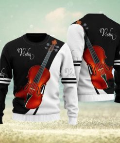 Violin Music Ugly Christmas Sweater Unique Gift