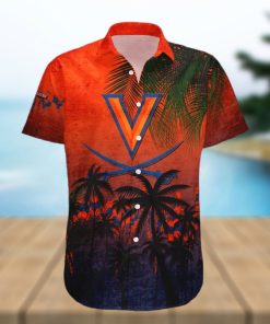 Virginia Cavaliers 3D Hawaiian Shirt Coconut Tree Tropical Grunge NCAA Summer Beach For Fans Gift