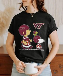 Virginia Tech Hokies Snoopy Charlie Brown and Woodstock 2023 T Shirt