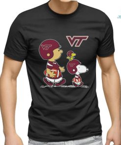 Virginia Tech Hokies Snoopy Charlie Brown and Woodstock 2023 T Shirt