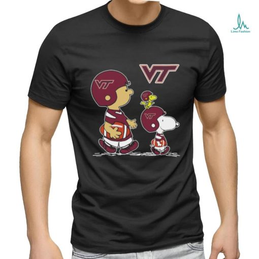 Virginia Tech Hokies Snoopy Charlie Brown and Woodstock 2023 T Shirt