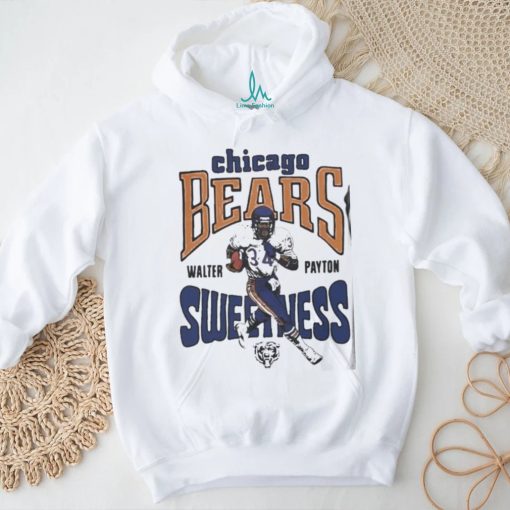 Walter Payton Ash Chicago Bears Retired Player Caricature Tri Blend Shirt