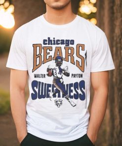 Walter Payton Ash Chicago Bears Retired Player Caricature Tri Blend Shirt